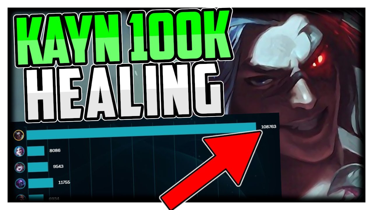 KAYN 1v9 CARRY BUILD | 120k DMG/100k HEALING OP BUILD | League of Legends