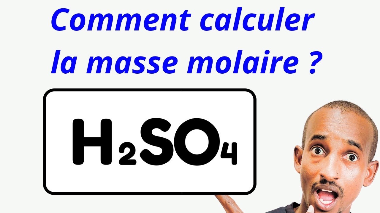 Comment calculer la masse molaire ?