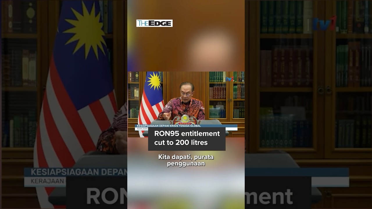 NEWS: Subsidised RON95 monthly quota cut to 200 litres