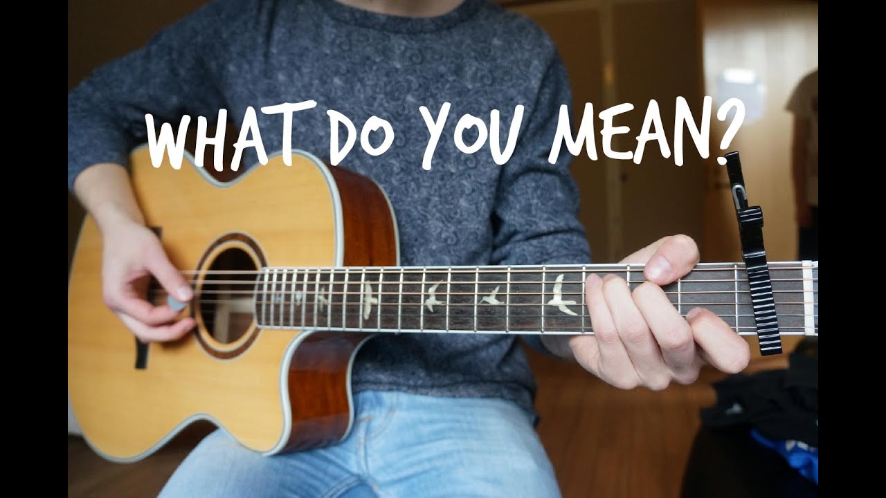 Justin Bieber - What Do You Mean - Guitar Cover | Mattias Krantz