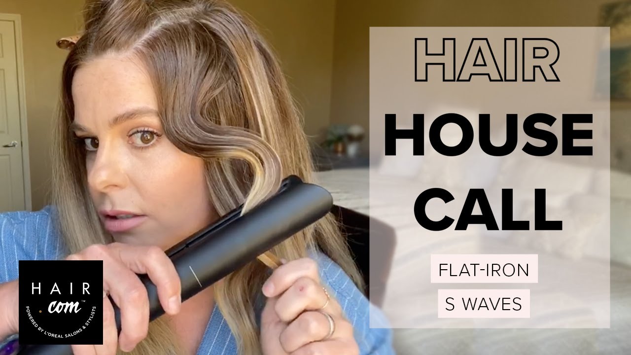S Waves Flat Iron Tutorial | Hair House Call | Hair.com By L'Oreal