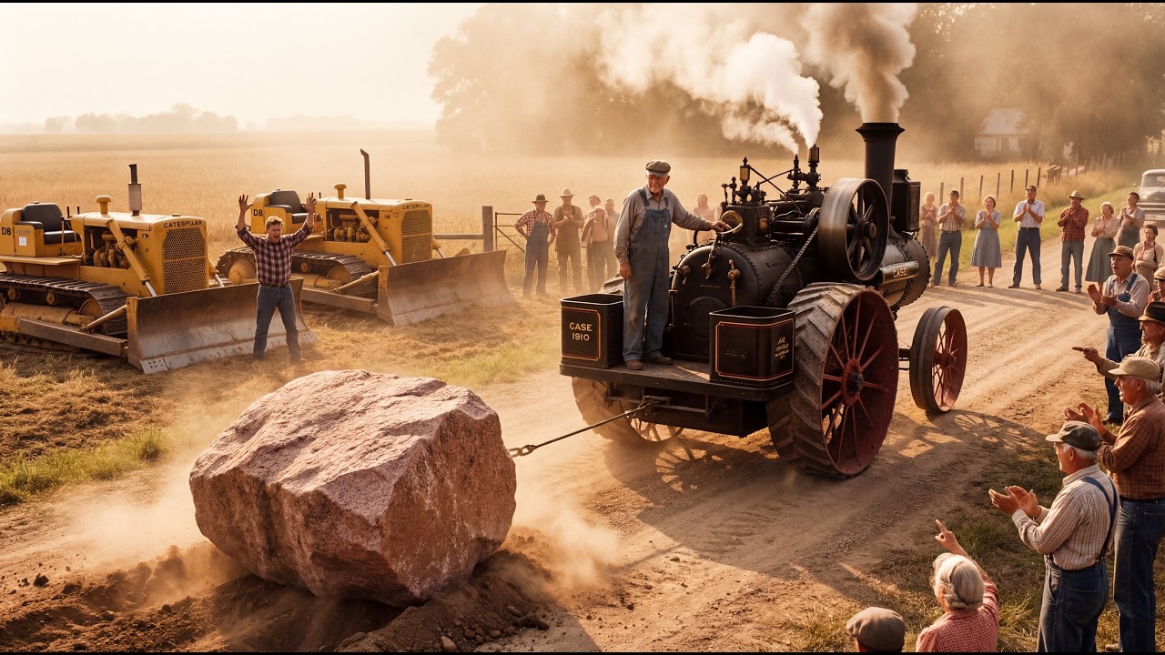 They Said Nothing Could Move It &mdash; Then an Old Man Used His 1910 Steam Tractor
