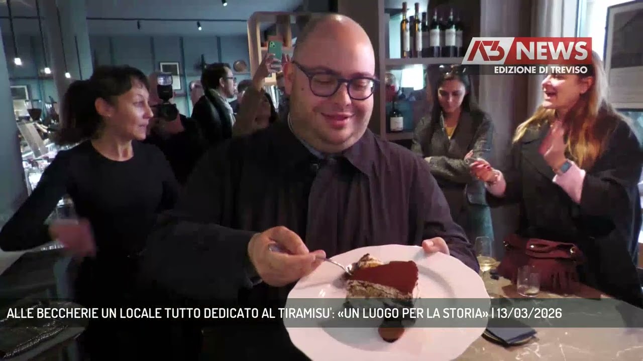 ALLE BECCHERIE UN LOCALE TUTTO DEDICATO AL TIRAMISU': «UN LUOGO PER LA STORIA» | 13/03/2026