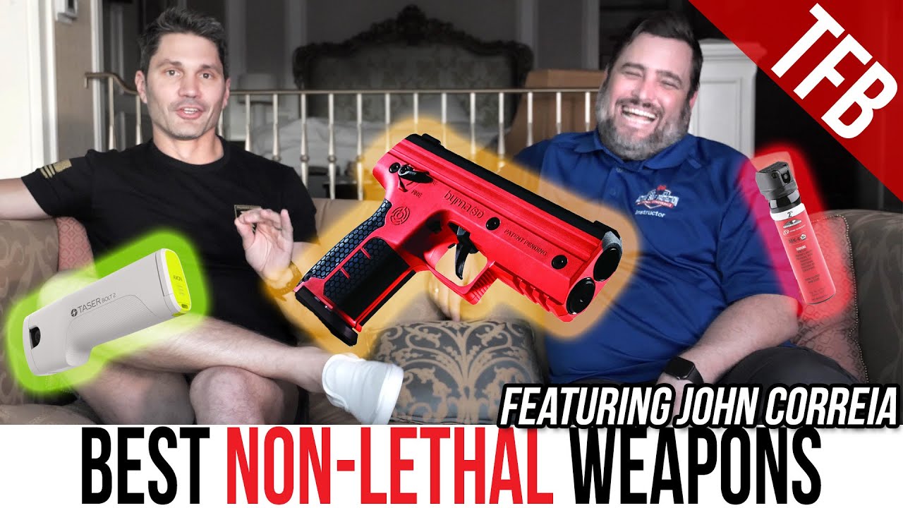 Three Best Non-Lethal Weapons ft. John Correia [at SHOT Show 2022]