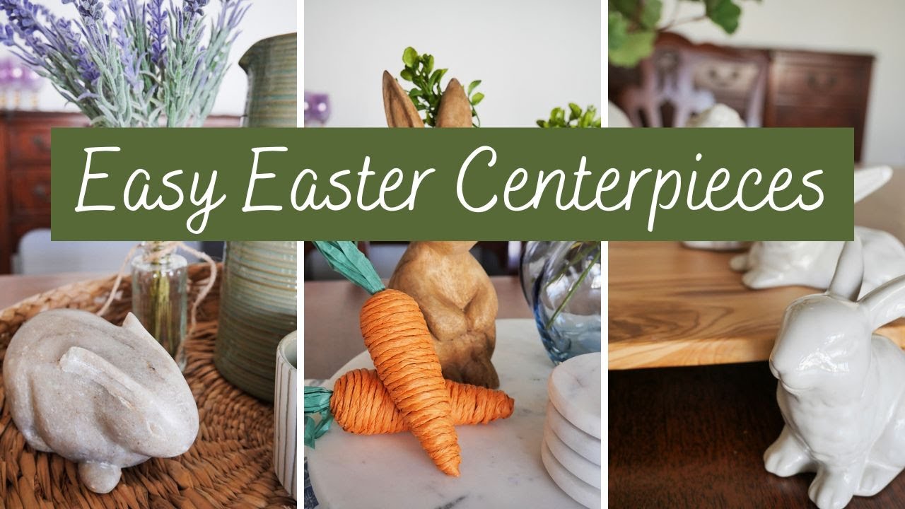 3 Easter Centerpiece Ideas from Target ~ DIY Easter Centerpieces
