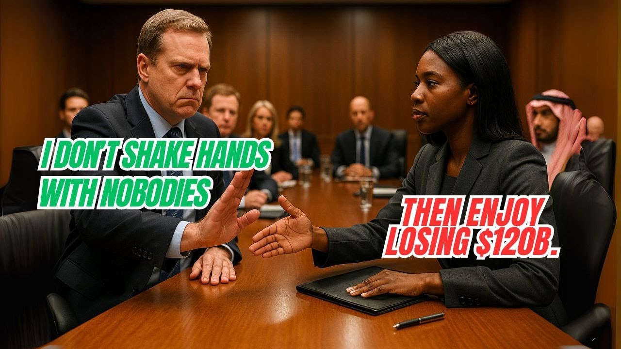 Bank Manager Refuses To Shake Black CEO's Hand - She Pulls Down $120B Deal. RUE STORY