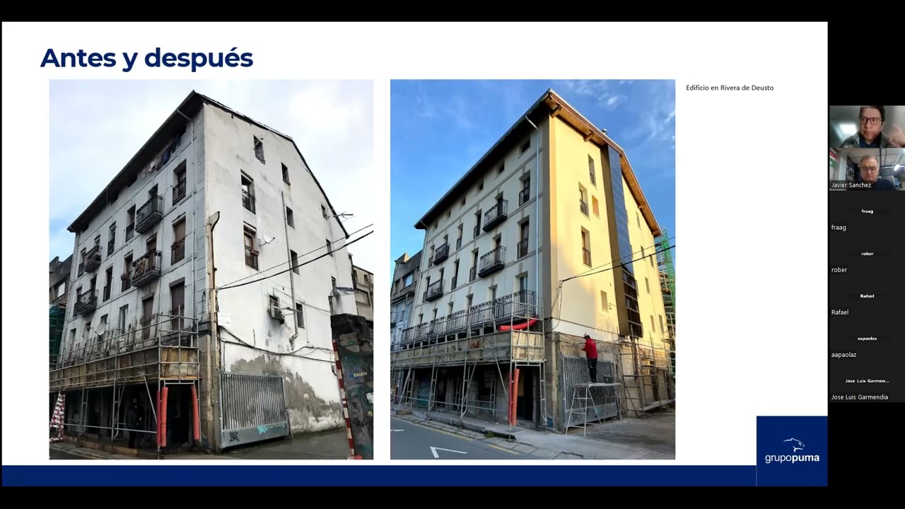 Grupo PUMA Encuentro Técnico Patologías de edificaciones en Euskadi