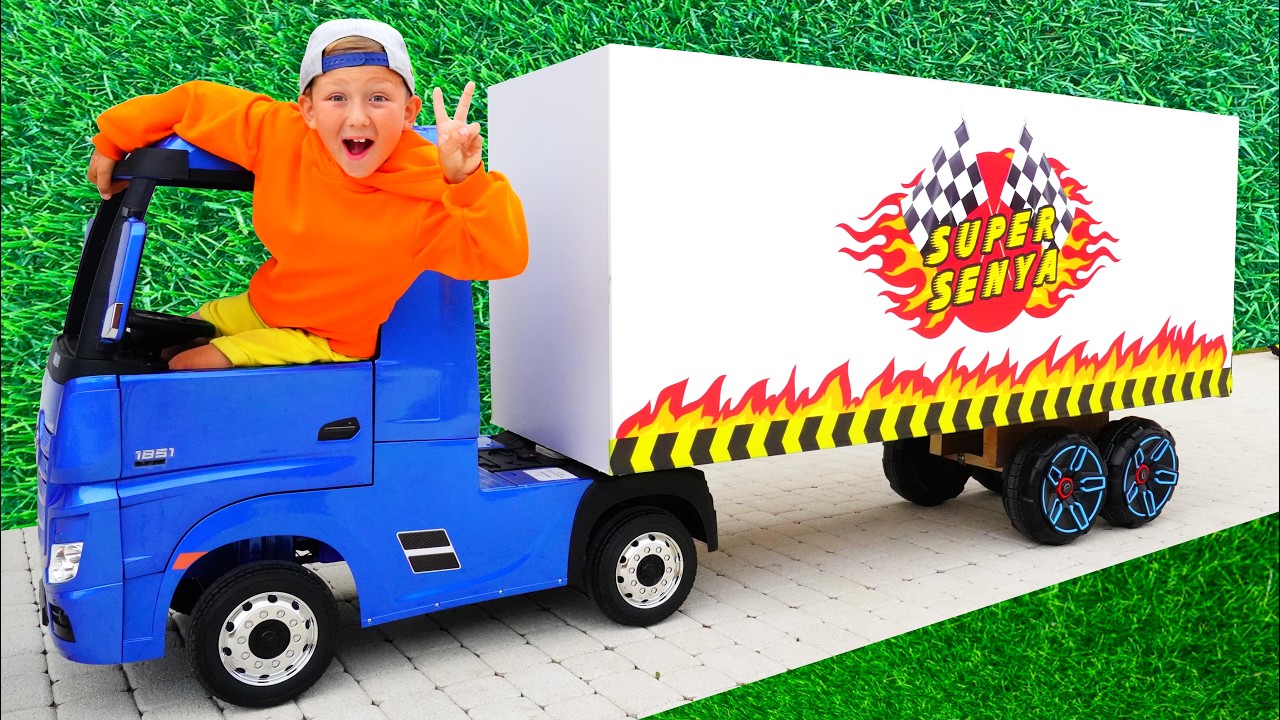 Super Senya Plays with Cars! | Fun Videos for Kids