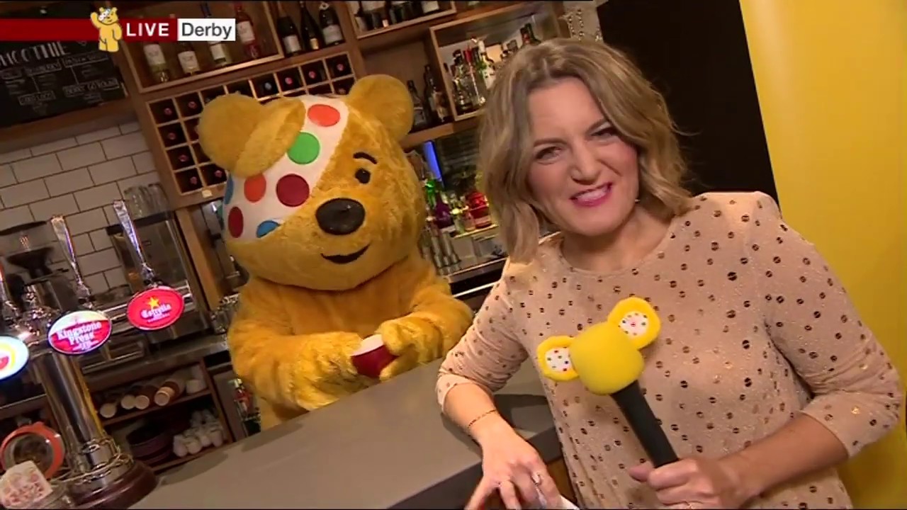 Umbrella Raindrops sing live on Children in Need