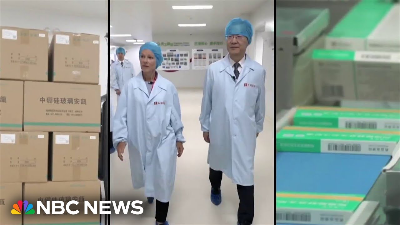Inside factory producing fentanyl in China