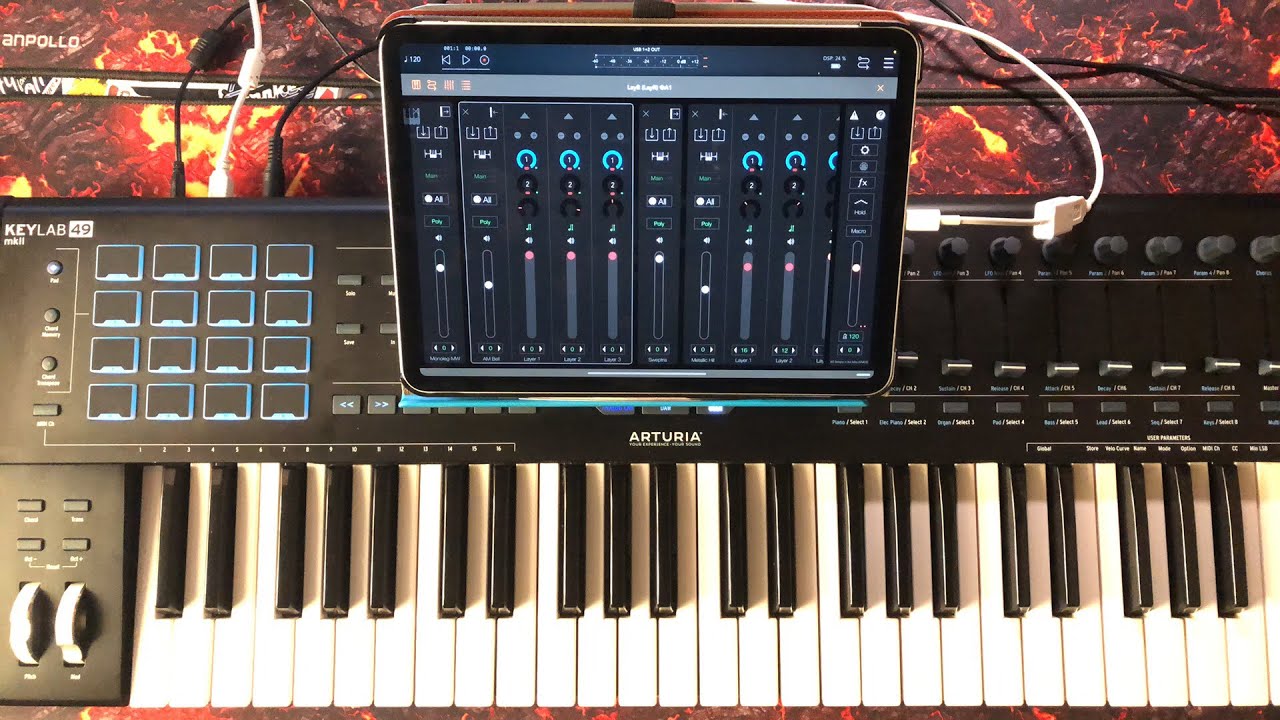 LayR - Multi Timbral Synthesizer - Let’s Play - Live iPad Demo