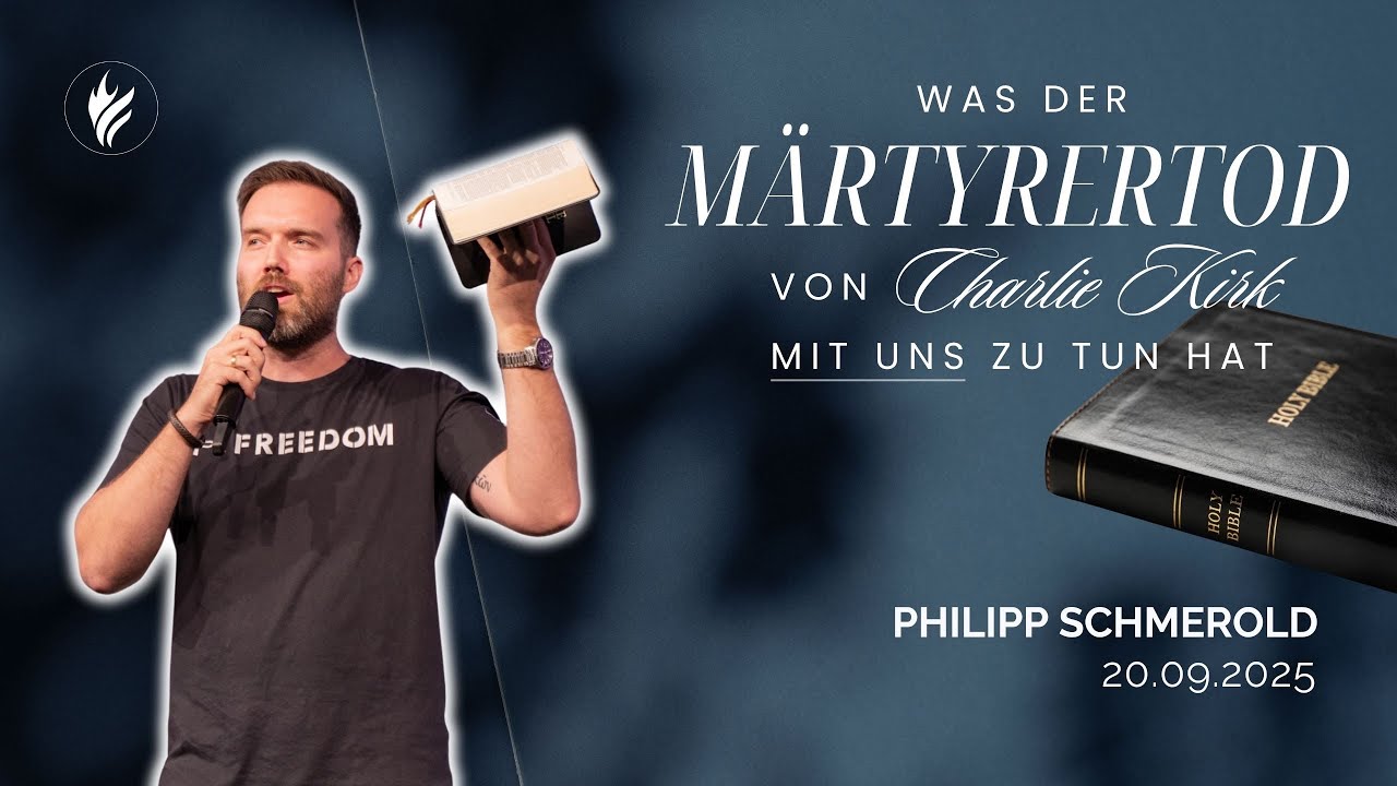 Was der M&auml;rtyrertod von Charlie Kirk mit uns zu tun hat | Philipp J. Schmerold