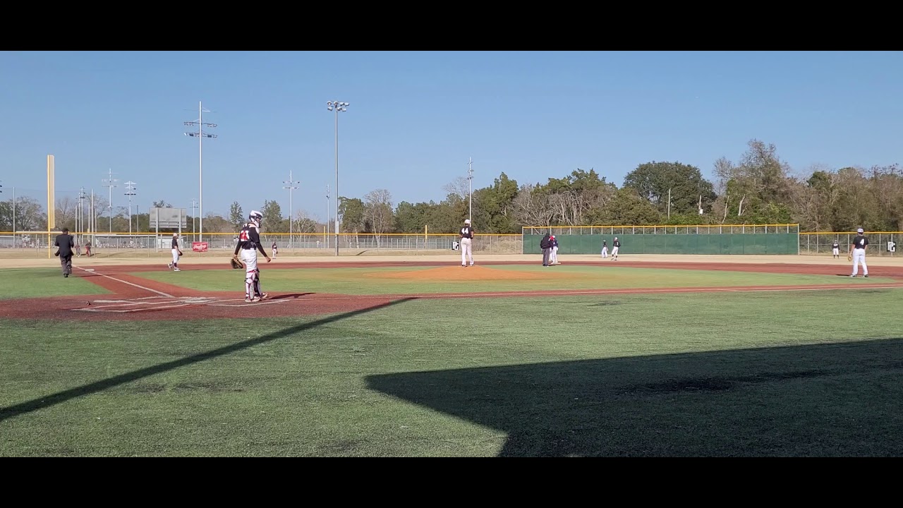 Last inning to take the win and go 3-0, No. 1 seed. Aidan Moffett on the mound. LSU commit