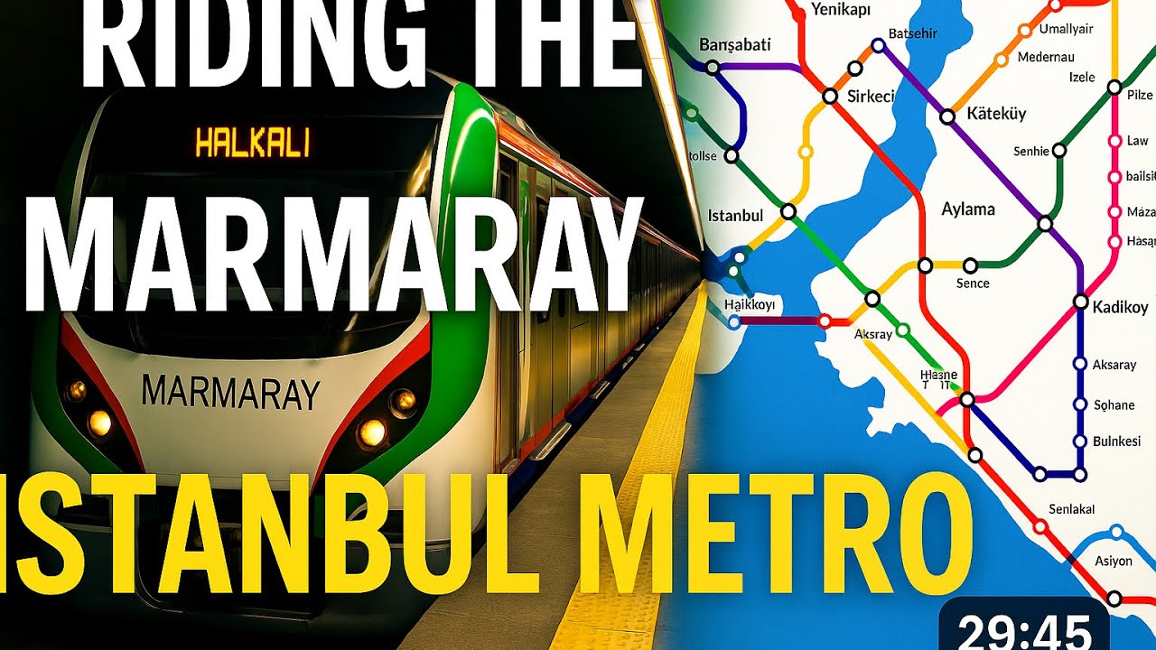 🇹🇷 Riding Istanbul&rsquo;s Marmaray Metro &ndash; Deep Underground Train Journey Between Continents