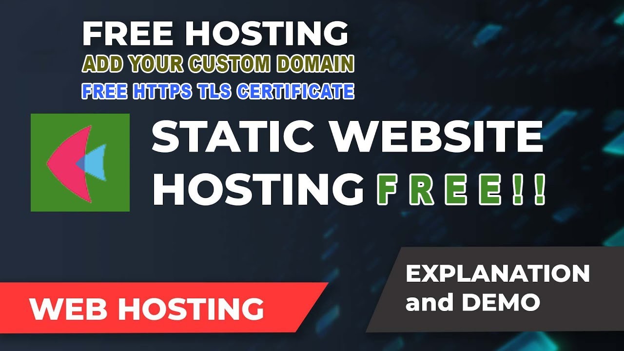 How to host static websites for free - Host Your Flet applications for free with custom domain names