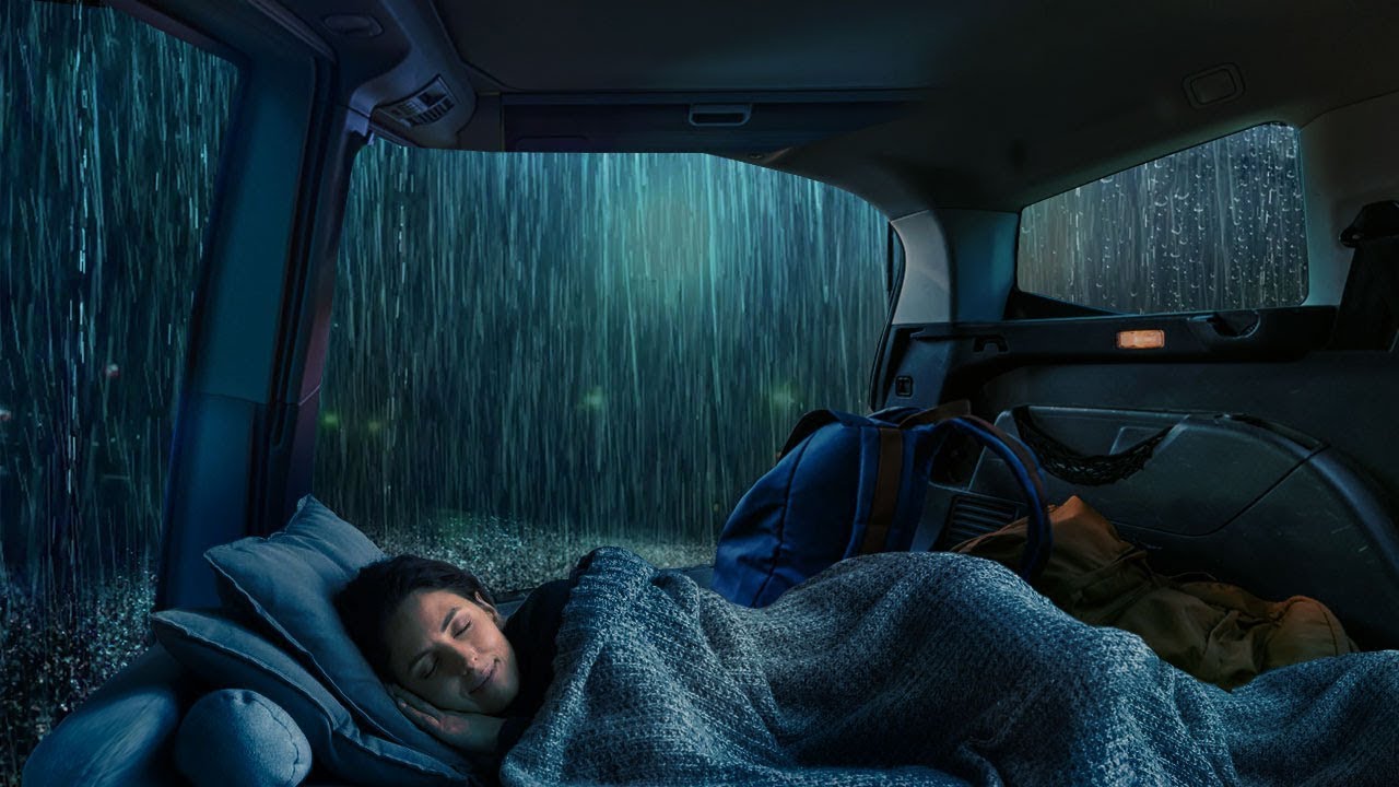 Regengeräusche zum Einschlafen - 99 % der menschen Schlafen sofort mit Geräusch von Regen und Donner