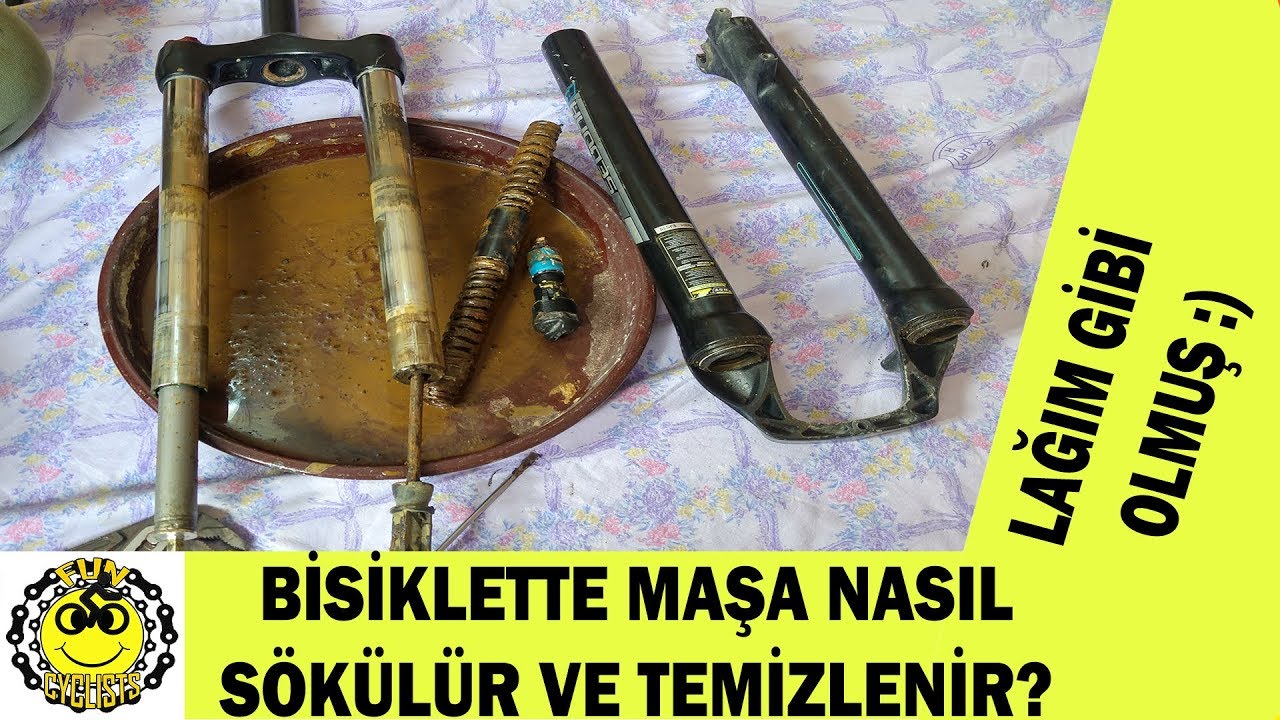 Bisiklet Maşa Sökme ve Temizleme/Lağım Gibi Olmuş :)