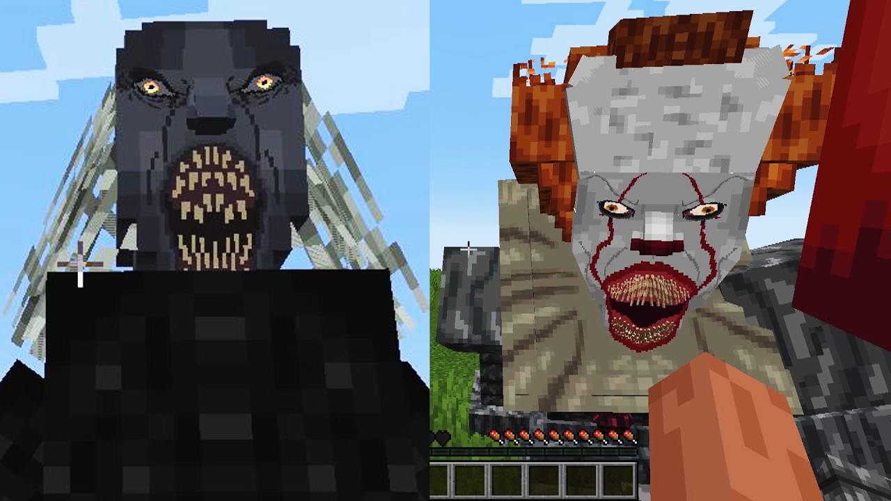 Pennywise IT HORROR MOD in Minecraft