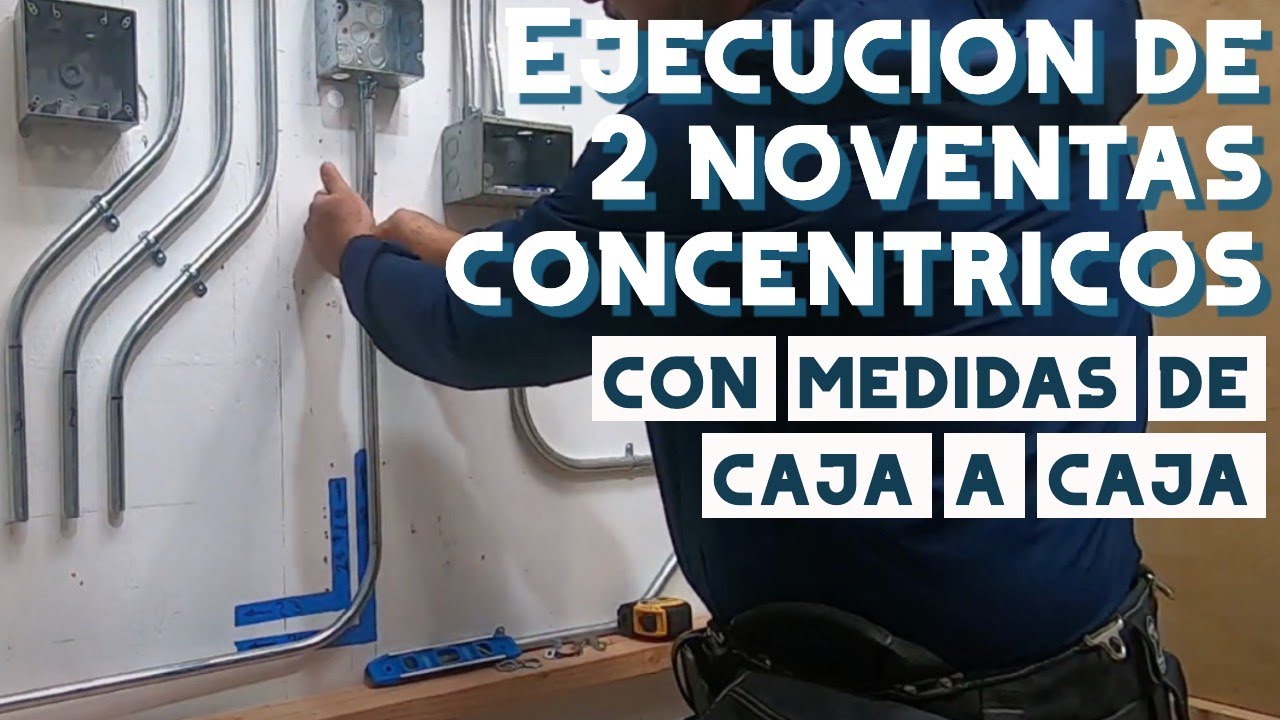 Ejecucion de 2 noventas concentricos con medidas de caja a caja - Video #55