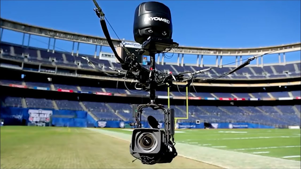 How does Skycam and Spidercam work?