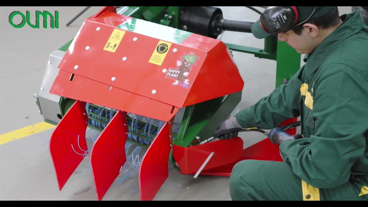 How to grease and lubricate the OLMI Mechanical Weeder