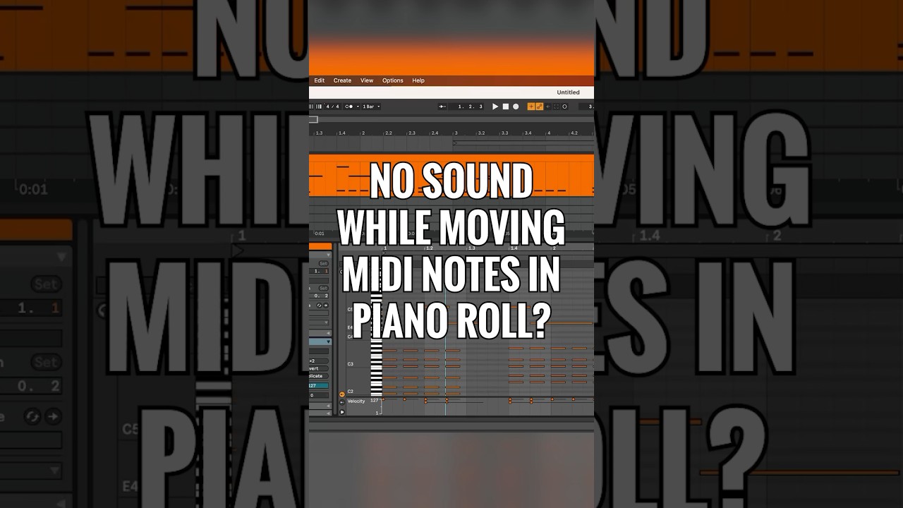 No sound in Ableton piano roll? Do this
