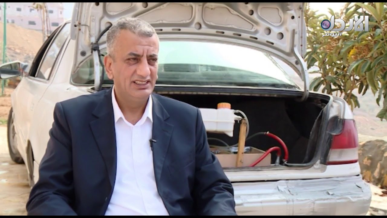 سيارة تسير على الماء بدل الوقود من إنتاج شاب اردني - تقرير أحمد الجابر - 9 الصبح