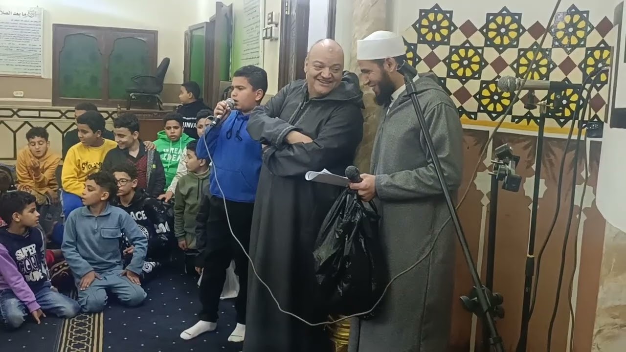 ليله يوم ٤ رمضان ، توزيع جوائز مسجد عمرو بن العاص بالنهضة