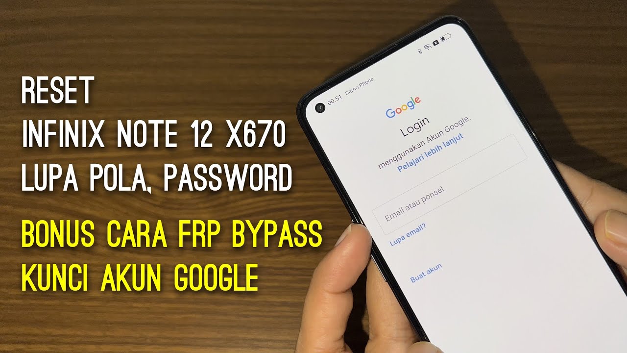 Infinix Note 12 X670 Reset Lupa Password, Pola. Bonus Frp Bypass Google Account Android 12