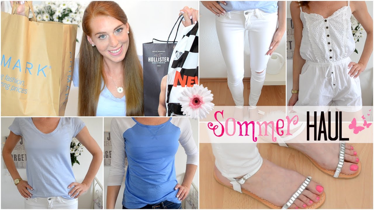 XXL Sommer HAUL 2014 PRIMARK, HOLLISTER, NEW YORKER, GINA TRICOT & ZARA