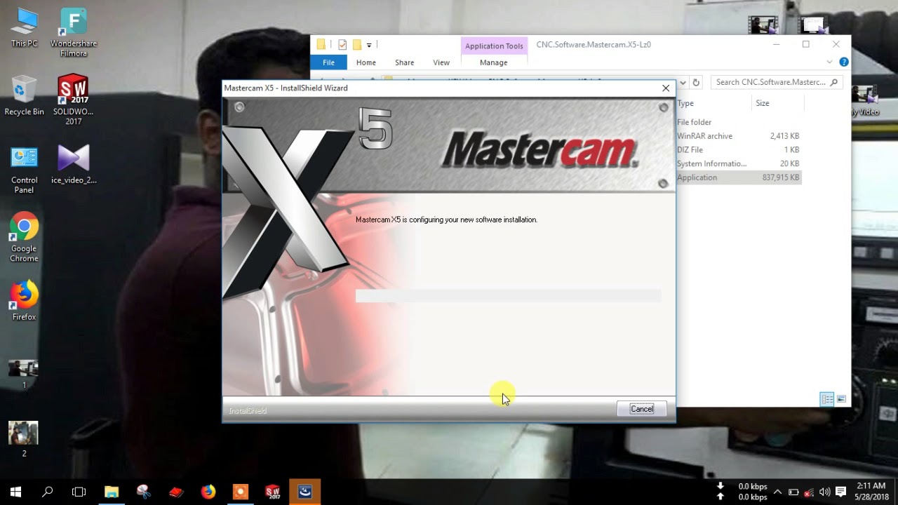 Как установить Mastercam X5