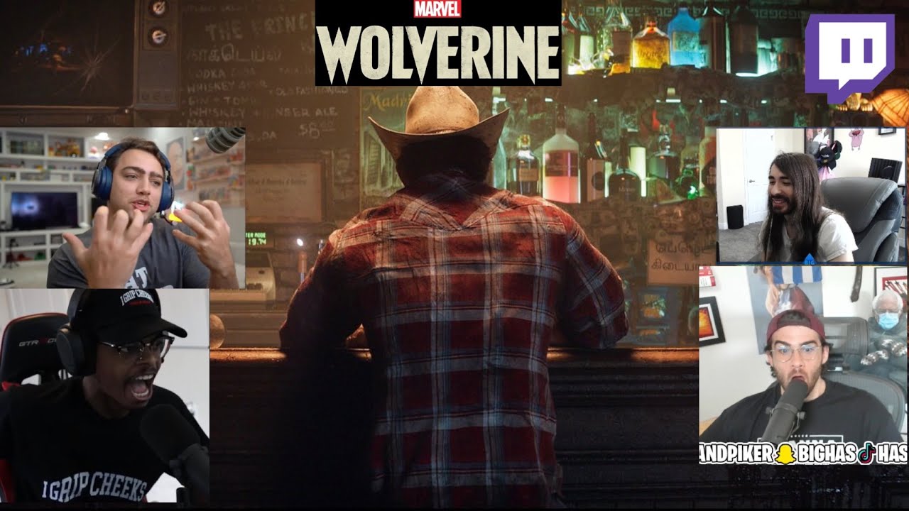 Twitch Reacts to “Marvel’s Wolverine - Reveal Trailer | PlayStation Showcase 2021”
