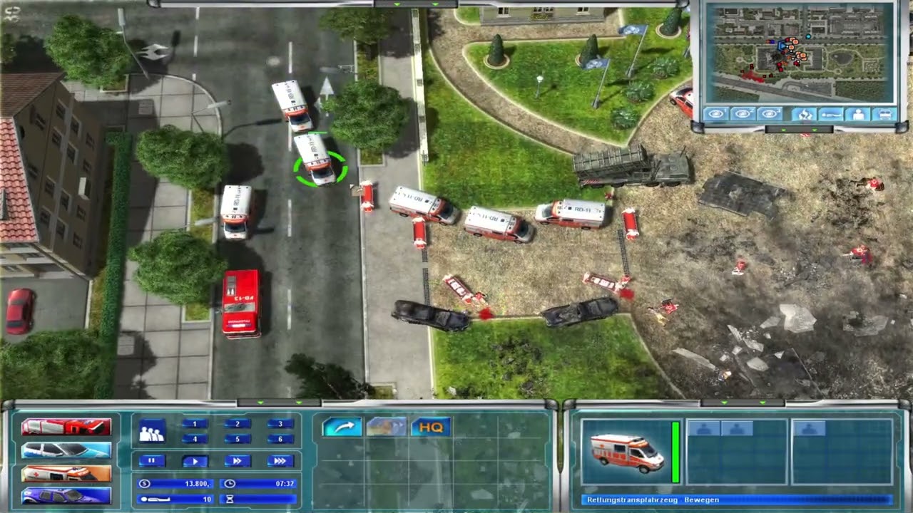 Lets Play Emergency 4 Mission 6 Bombenattentat bei Gipfeltreffen [Deutsch]