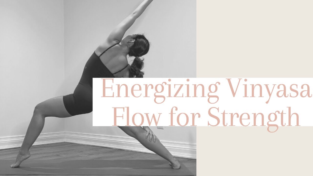 Energizing Vinyasa Yoga Flow | 35 minute practice for strength and balance | flow with Victoria