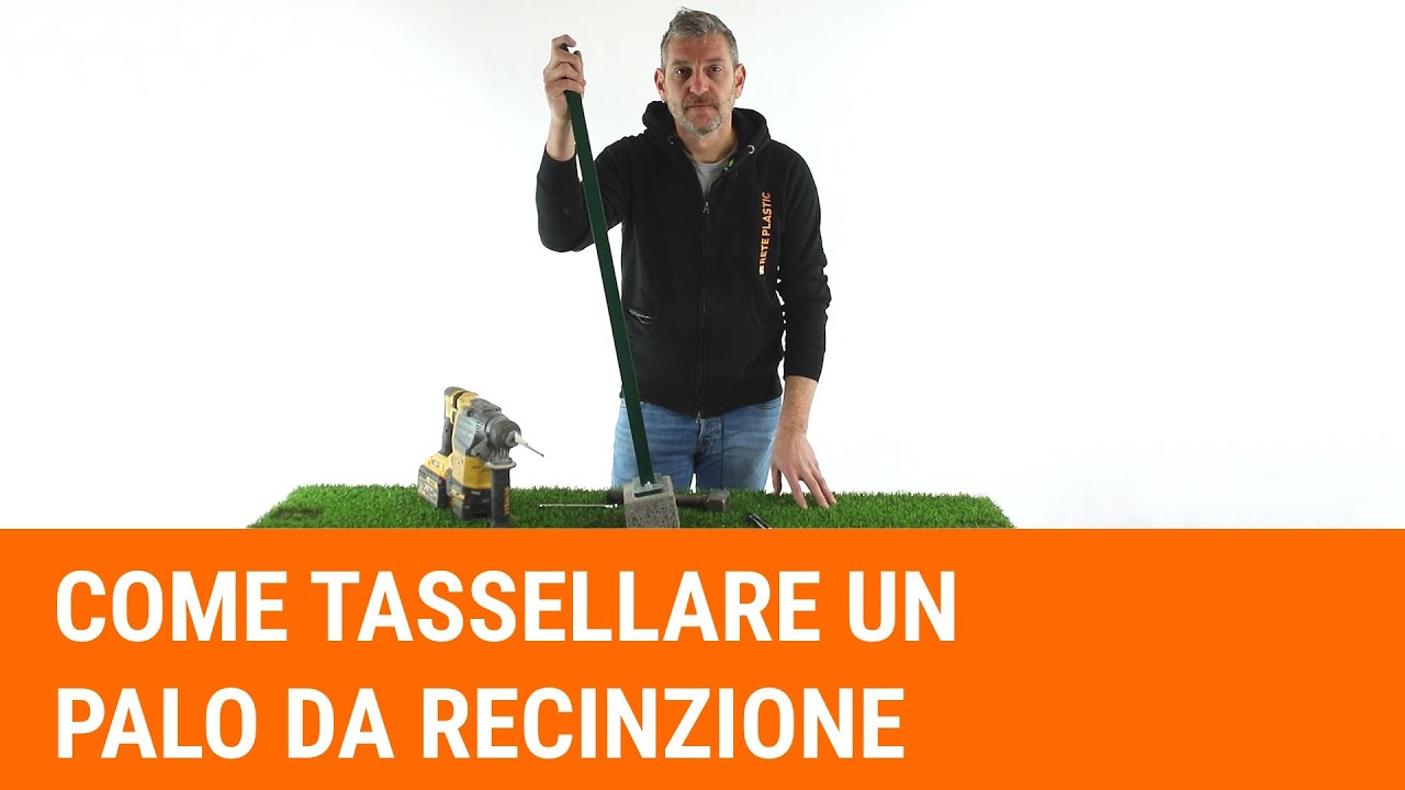 Come mettere i tasselli per i pali da recinzione