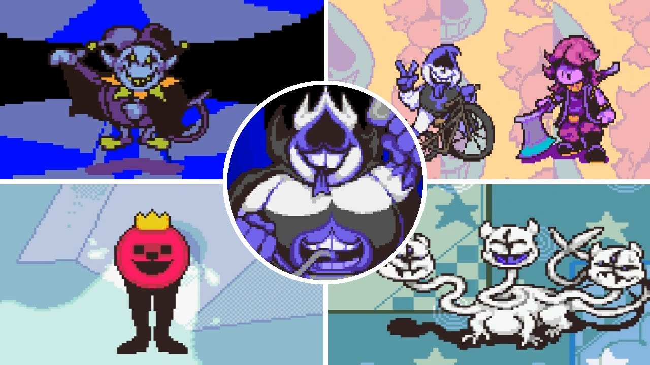 Bound To The Dark World - All Bosses + Ending (Deltarune x Earthbound ROM Hack)