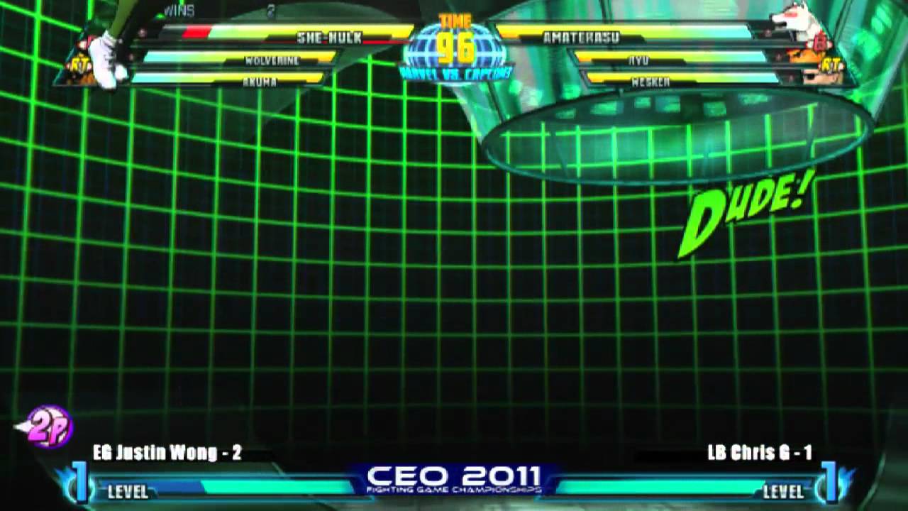 EG Justin Wong vs LB Chris G CEO 2011 MVC3 Singles Losers Finals