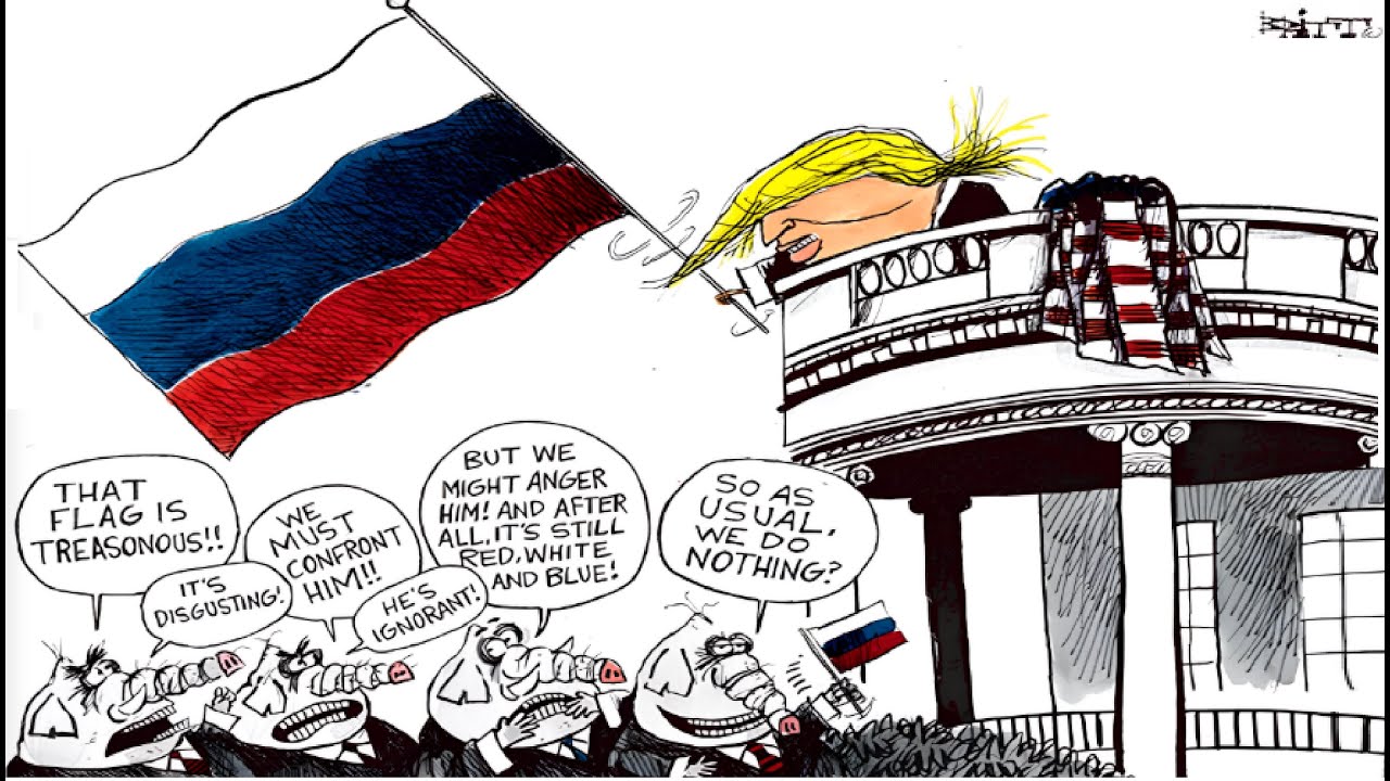 AUGUST 31 Funny American Political Cartoon - Breaking News - USA Politic Caricature - Trump Satire