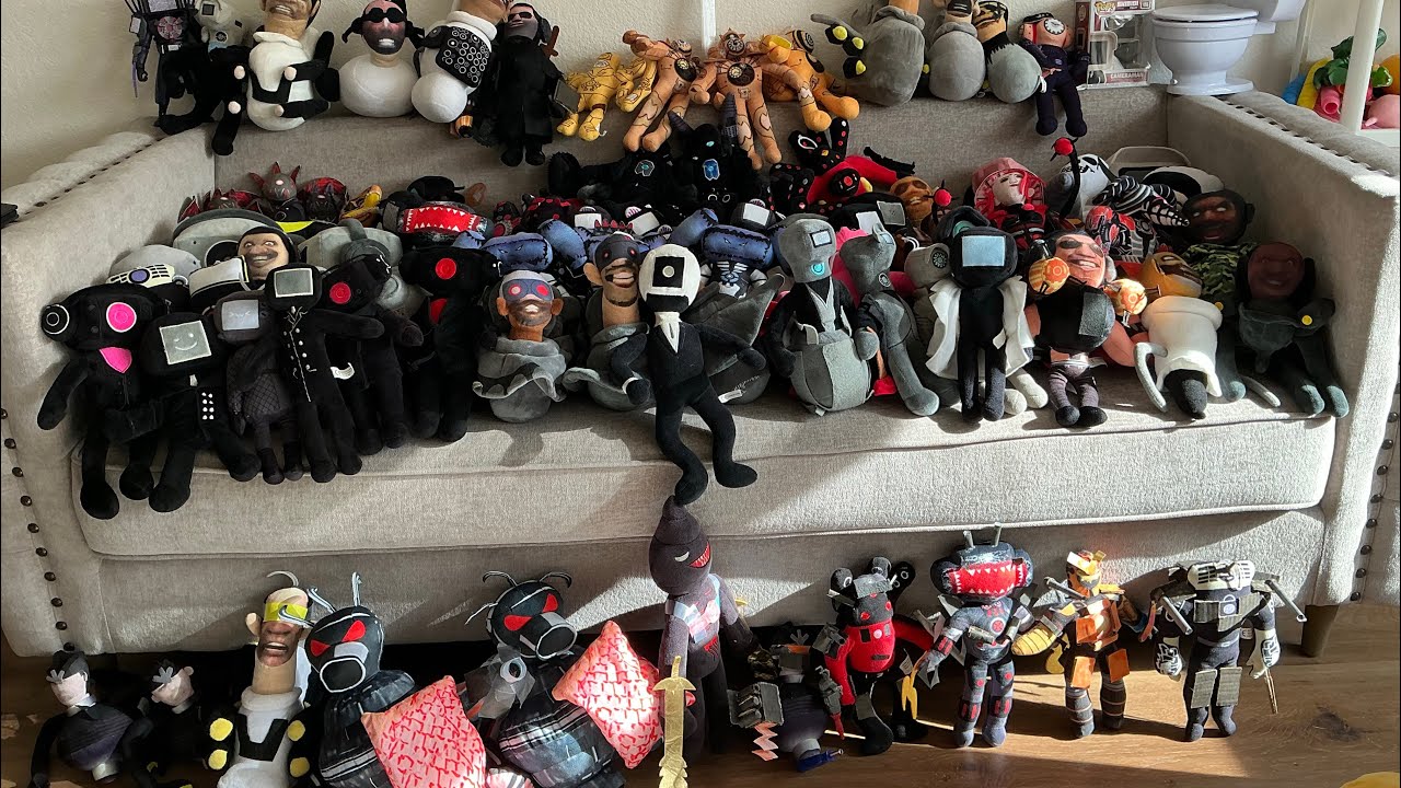 Skibidi Toilet Plush Collection Late 2025-Early 2026 ( 96 plushies )