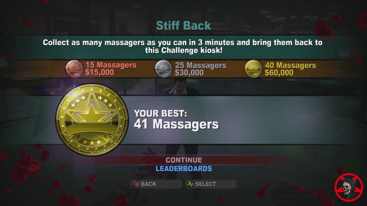 Dead Rising 2 Off The Record - Stiff Back Gold Medal