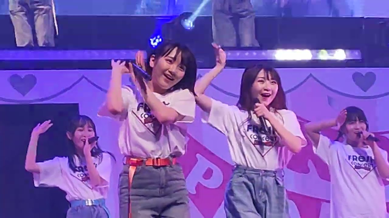 #AKB48フレッシュコンサート2022　愛佳さん、蘭ちゃん動きがキレキレ。さとちゃんはカワイイ・・・#田口愛佳 #小林蘭　#久保怜音　#akb48