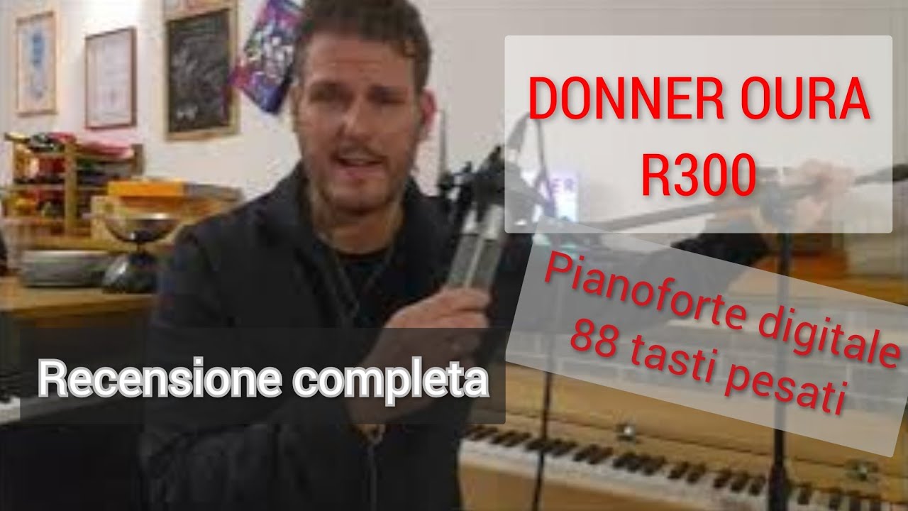Donner Oura R300 - pianoforte digitale Premium - tasti pesati