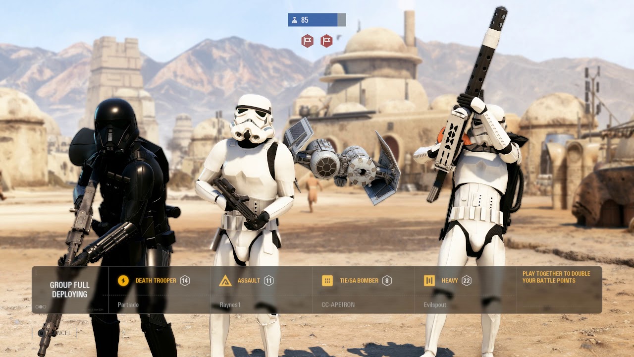 Trying to invade Tatooine - Star Wars Battlefront 2