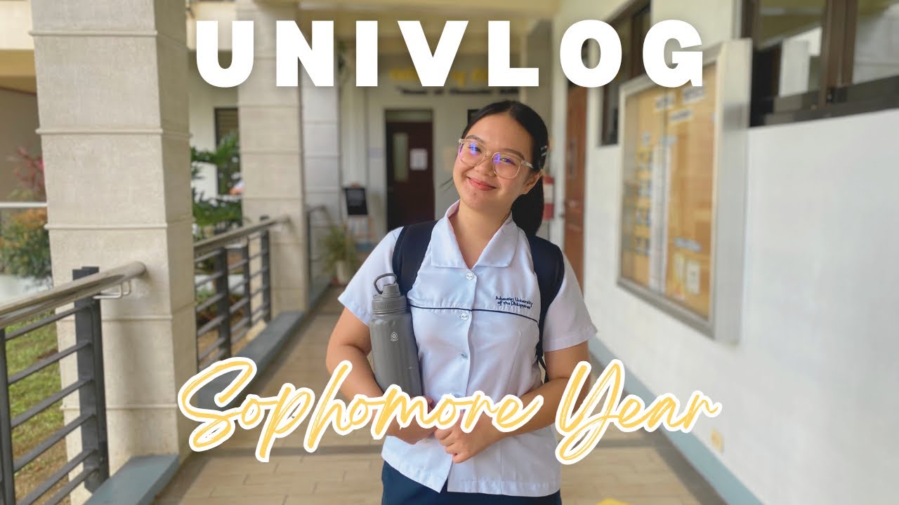 🖇️COLLEGE DIARIES📚: first day of school as sophomore! 🥺🩷🌅 || elai susana