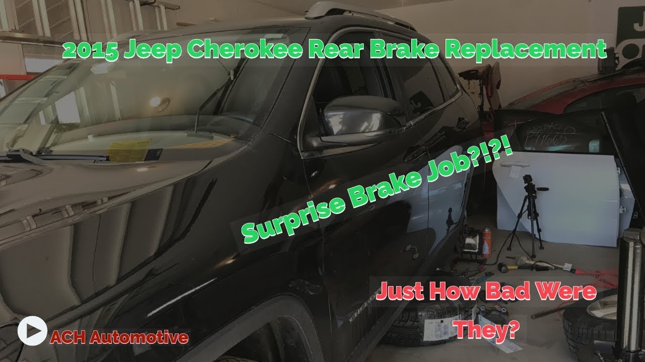 How To Replace The Rear Brakes - 2014-2018 Jeep Cherokee KL