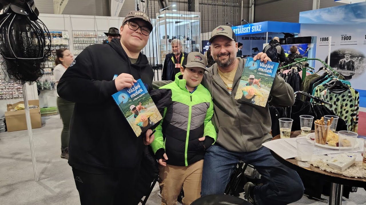 Křest knihy Flyfishingmania - Vázáni mušek s Filipem Apjárem