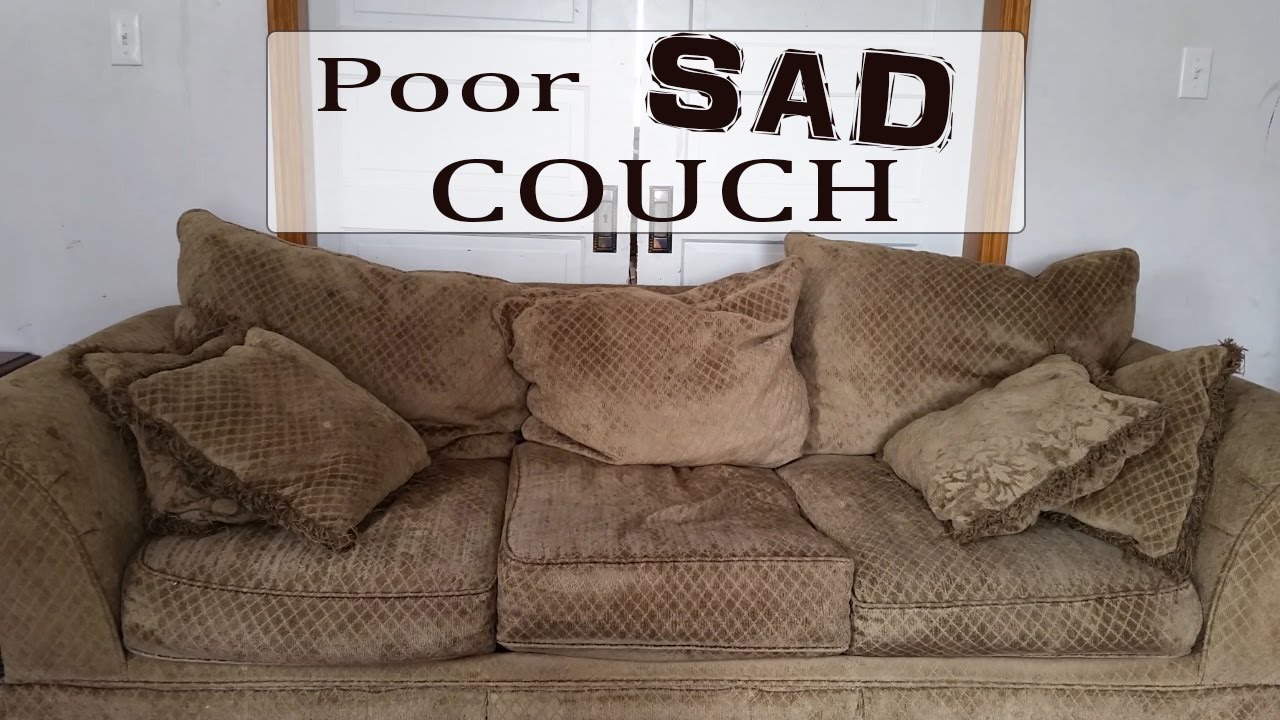 Poor Sad Couch- An Upcycle Tutorial
