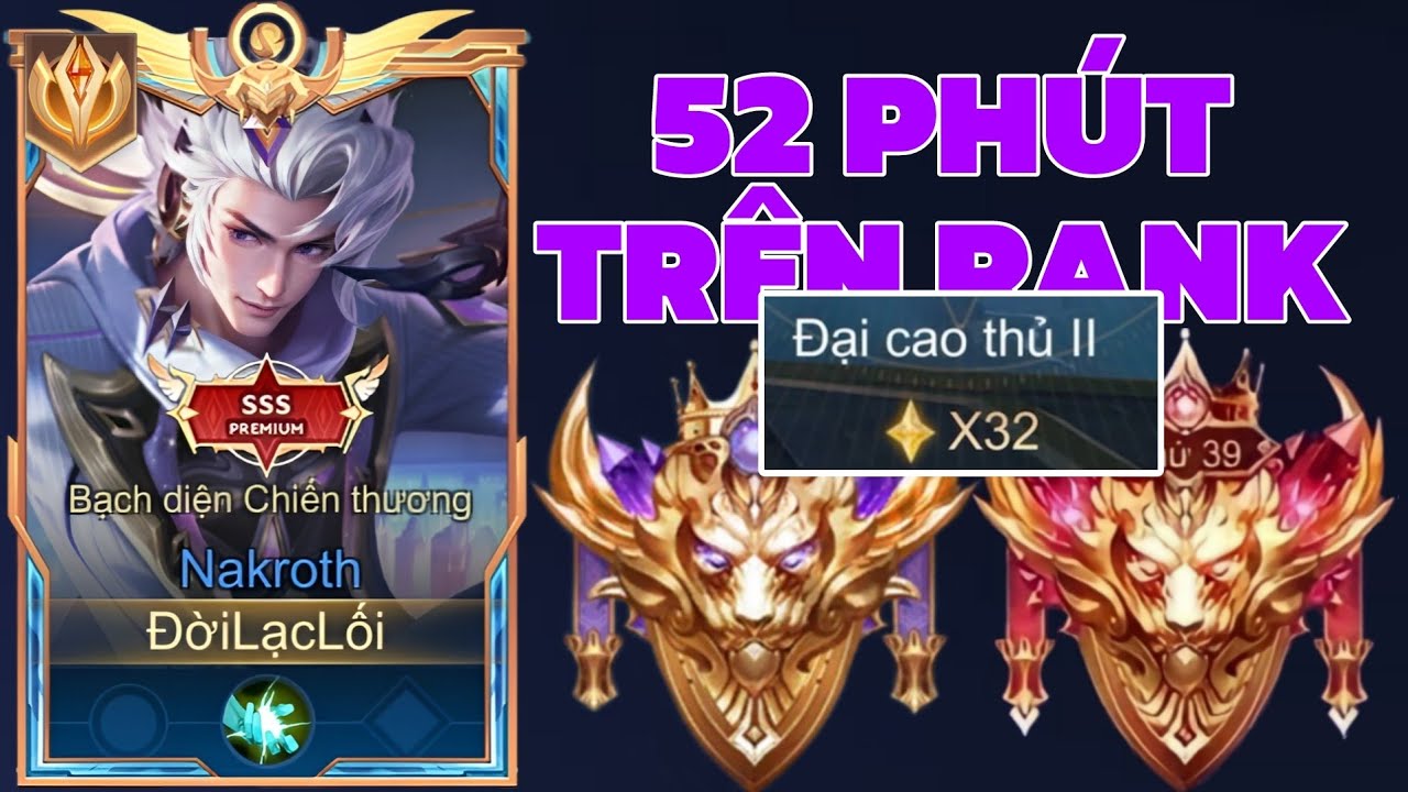 52 Phút Tổng Hợp Trận Đấu Hay Của Onekiuu Trên Rank 32 Sao Siêu Căng