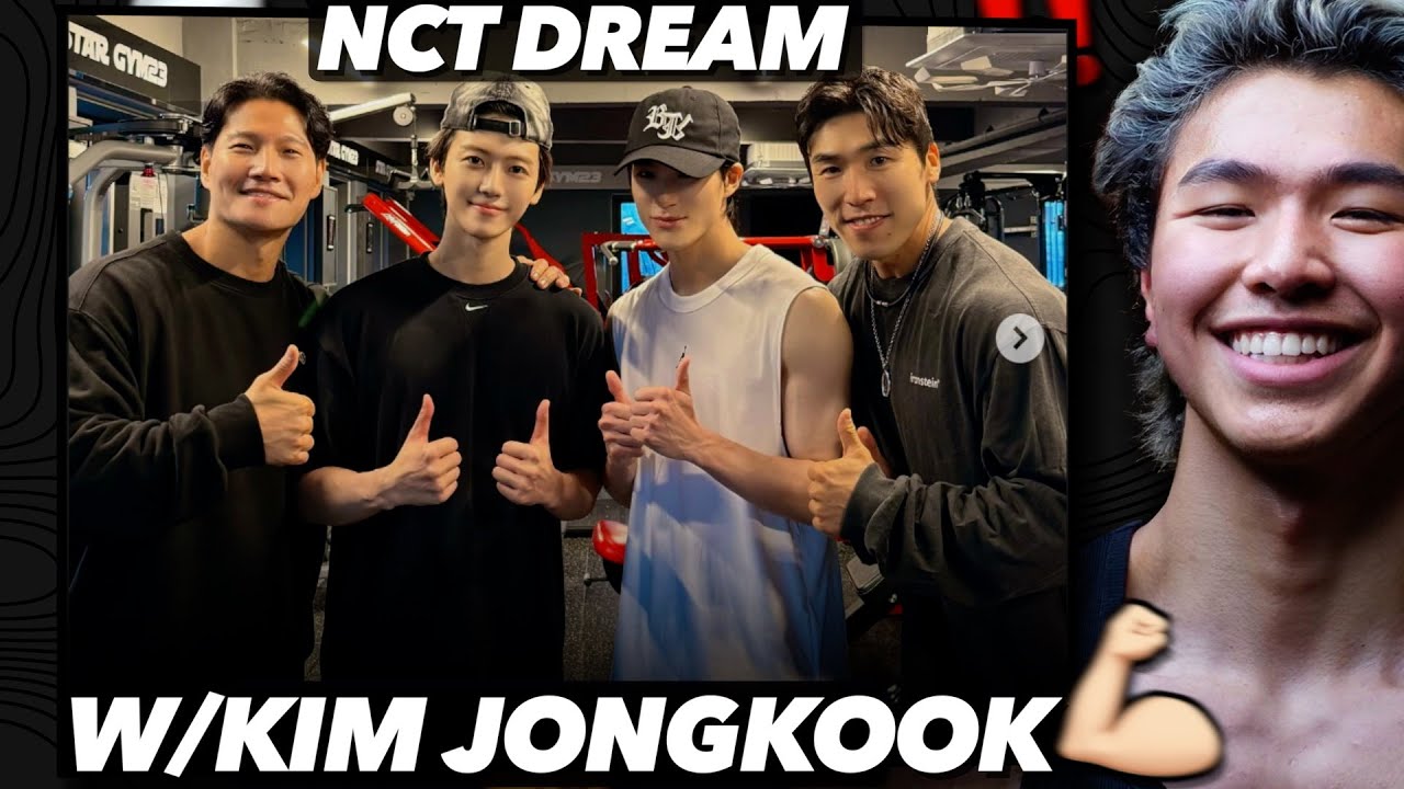 Реакция спортсмена на видеоблог NCT DREAM Gym с Ким Джонгуком