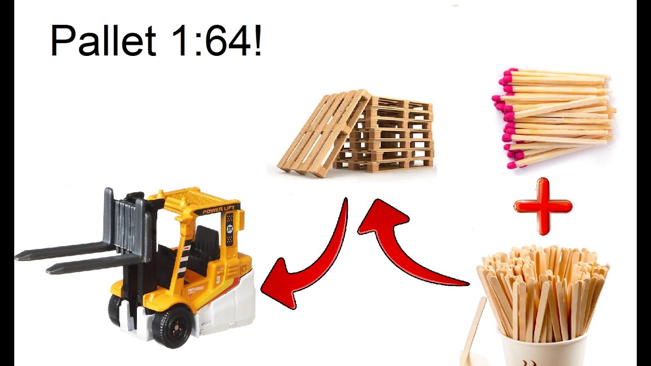 Pallets a escala 1 64 Scale Model Wooden Pallets
